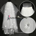 Accessoires de mariage de haute qualité voiles de mariée Lace Trimmed Elegant Bridal Veils 2016